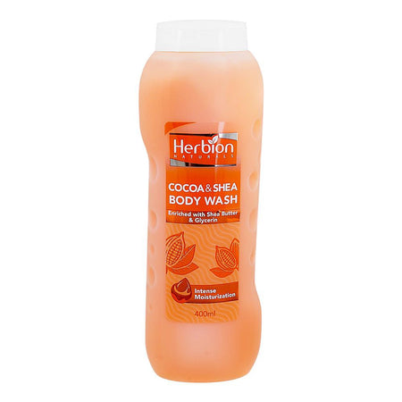 Herbion Cocoa & Shea Body Wash, Paraben Free, 400ml - Main Image