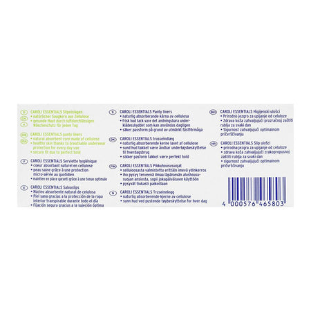 Caroli Essentials Classic Panty Liners, 45-Pack - Image 3