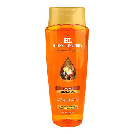 Body Luxuries Signature Collection Argan Shampoo, For All Hair Types, 400ml - Main Image