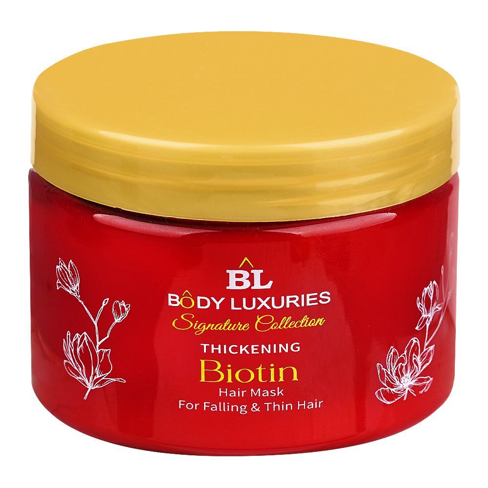 Body Luxuries Signature Collection Thickening Biotin Hair Mask, For Falling & Thin Hair, 300ml - Main Image