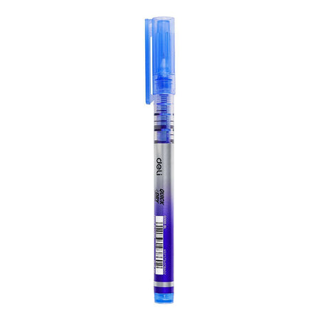 Deli Think Roller Pen, 0.5mm, Blue, 1-Pack, Q300-BL - Image 2