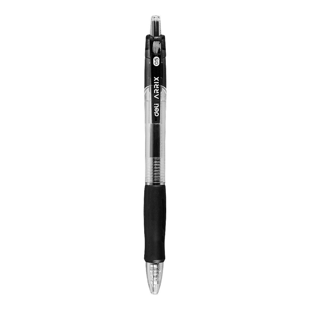 Deli Arrix Gel Pen, 0.5mm, Black, 1-Pack, EG8-BK - Main Image