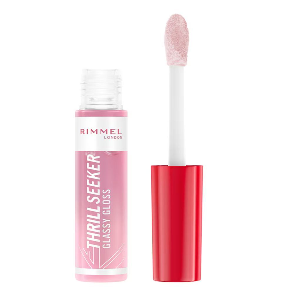 Rimmel Thrill Seeker Glassy Lip Gloss, 100 Coco Suga - Main Image