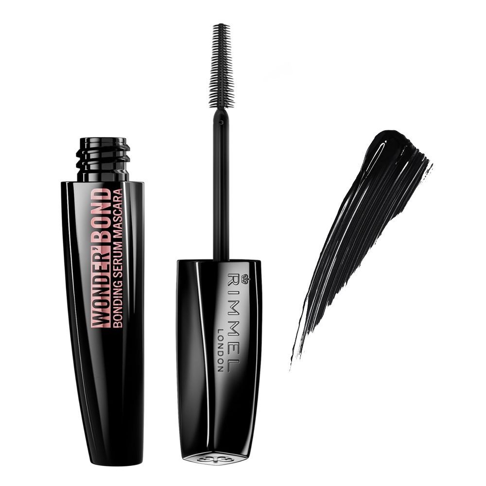 Rimmel Wonder Bond Bonding Serum Mascara, 11ml, 001 Black - Main Image