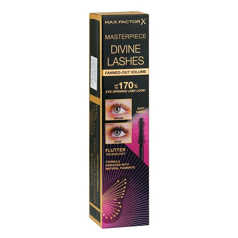 Max Factor Masterpiece Divine Lashes Mascara, 8ml, 001 Rich Black - Image 2