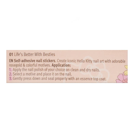 Essence Hello Kitty Nail Stickers, 01 Life's Better With Besties - Image 3