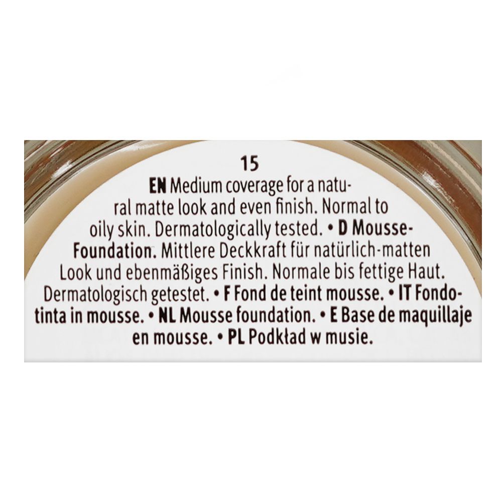 Essence Natural Matte Mousse Foundation, Vegan, 16g, 15 Even Finish - Image 4