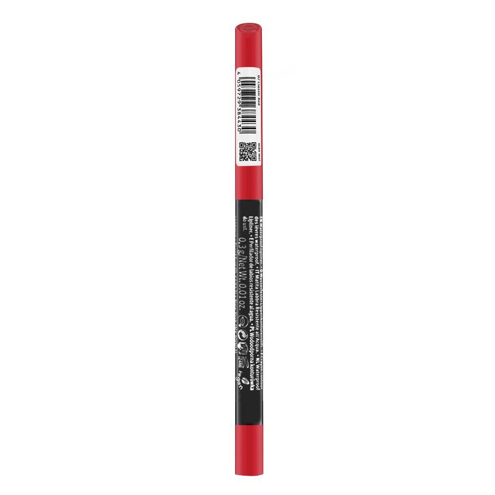 Essence 8h Matte Comfort Lipliner, Vegan, 0.3g, 07 Classic Red - Image 2