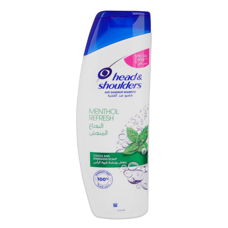 Head & Shoulders Menthol Refresh Anti-Dandruff Shampoo, For Cool and Energize Scalp, 400ml - Main Image