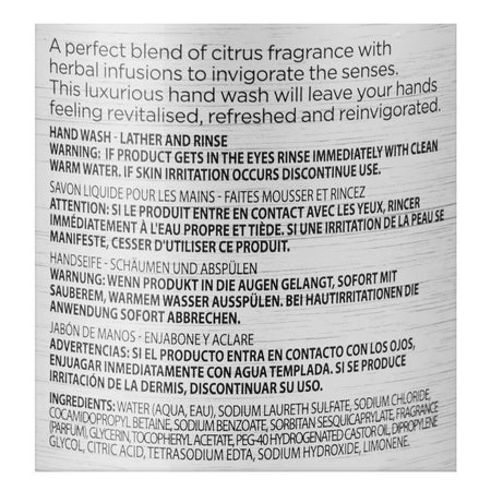 Baylis & Harding Elements Fresh Lemon & Mint Luxury Hand Wash, 500ml - Image 3