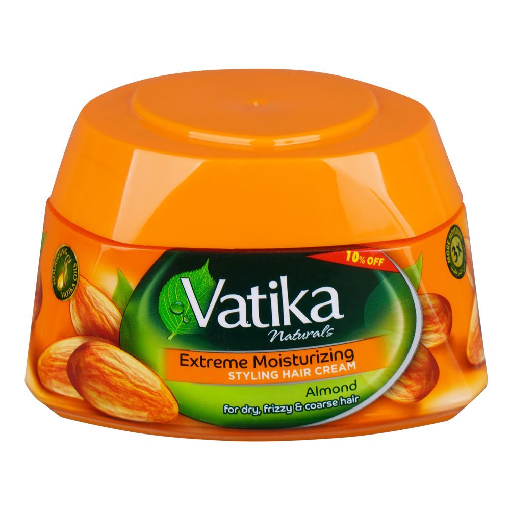 Vatika Almond Moisturizing Hair Cream, For Dry & Frizzy Hair, 125ml - Main Image