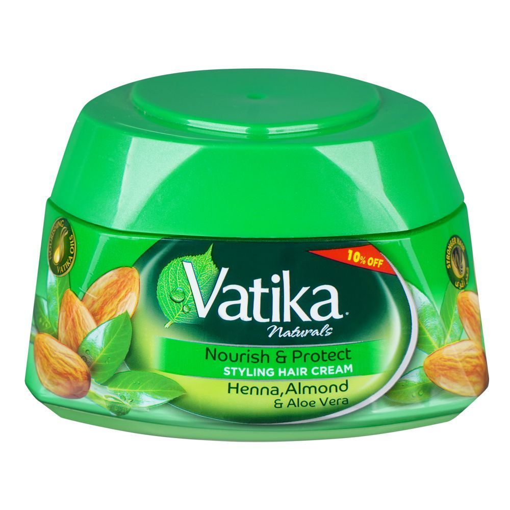 Vatika Henna, Almond & Aloe Vera Nourishing Hair Cream, 125ml - Main Image
