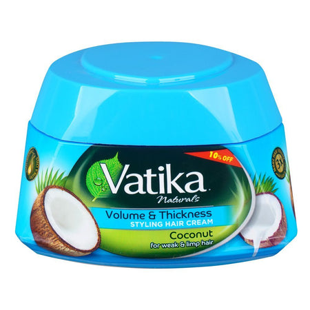Vatika Coconut Hair Cream, For Volume & Thickness, 125ml - Main Image