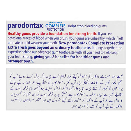 Parodontax Extra Fresh Complete Protection Toothpaste, 100g, Save Rs.50/- - Image 4