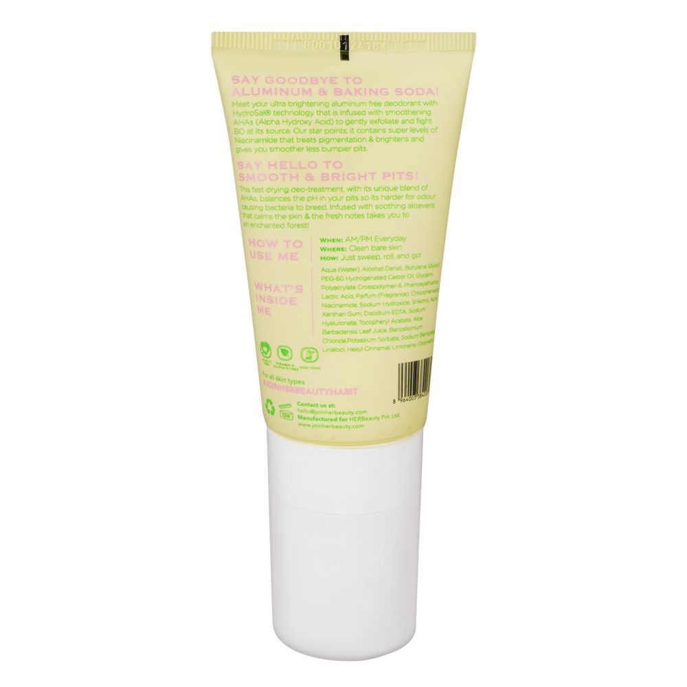 Her Beauty Aloe Retreat Ultra Bright A-HA Deodorant, No Aluminium, 70ml - Image 2