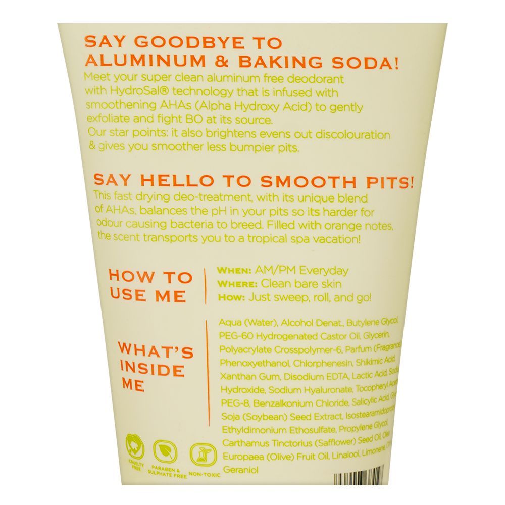 Her Beauty Citrus Zest Bright A-HA Deodorant, No Aluminium, 70ml - Image 3