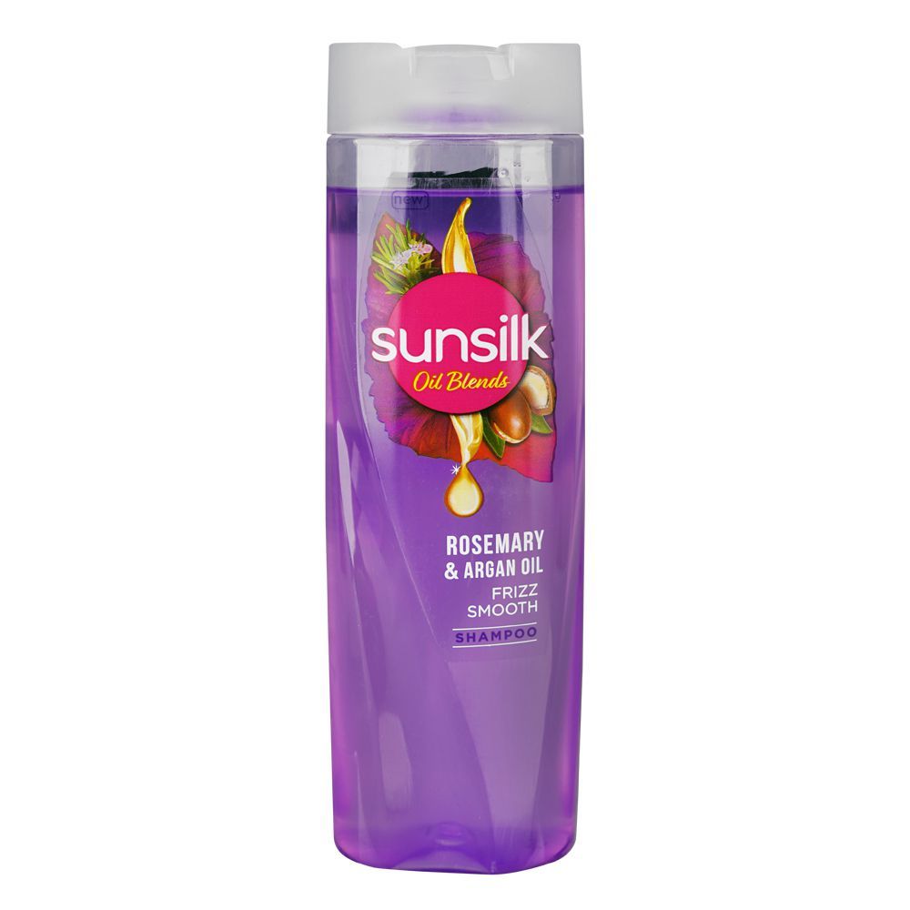 Sunsilk Oil Blends Frizz Smooth Shampoo With Rosemary & Argan Oil, 380ml - Main Image