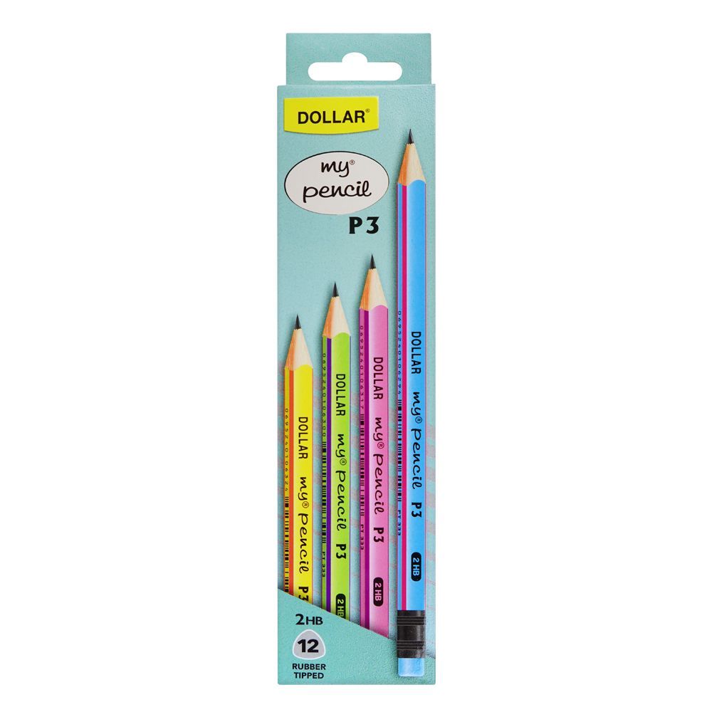 Dollar My Pencil, Assorted Body Colors, 12-Pack, PT333 - Main Image
