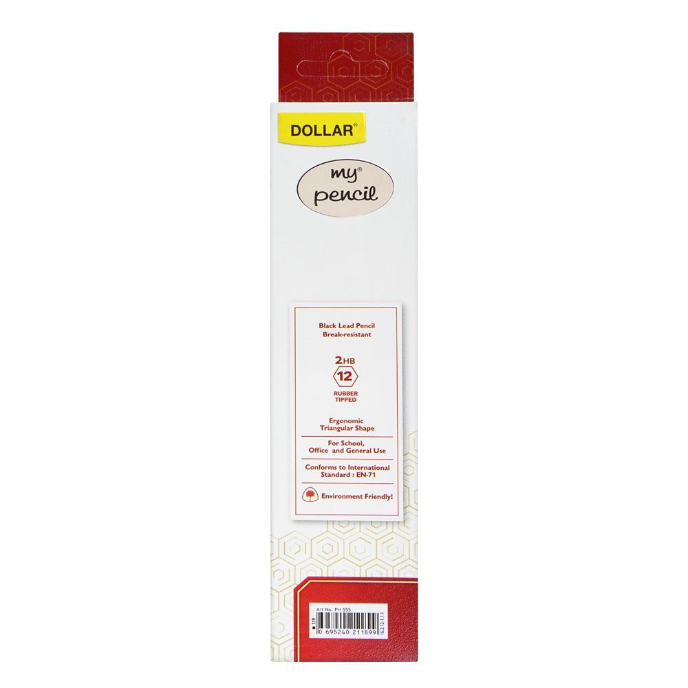 Dollar My Pencil, Golden & Brown, 12-Pack, PH555 - Image 2
