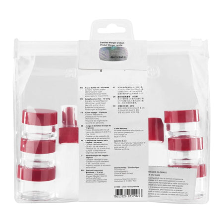 Wenger Travel Bottle Set, 10-Pack, 611888 - Image 2
