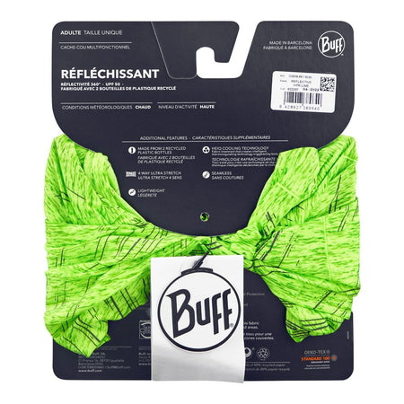 Buff Reflective Multifunctional Neckwear, HTR Lime, BF122016801 - Image 2