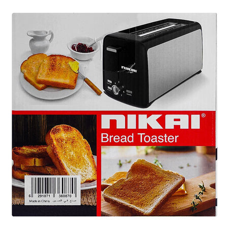 Nikai 4 Slice Bread Toaster, 1400W, NBT666S1 - Image 4
