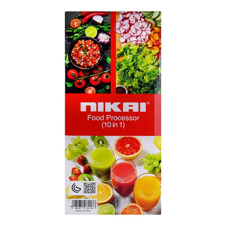 Nikai 10 In 1 Food Processor, 1000W, NFP3100A - Image 4