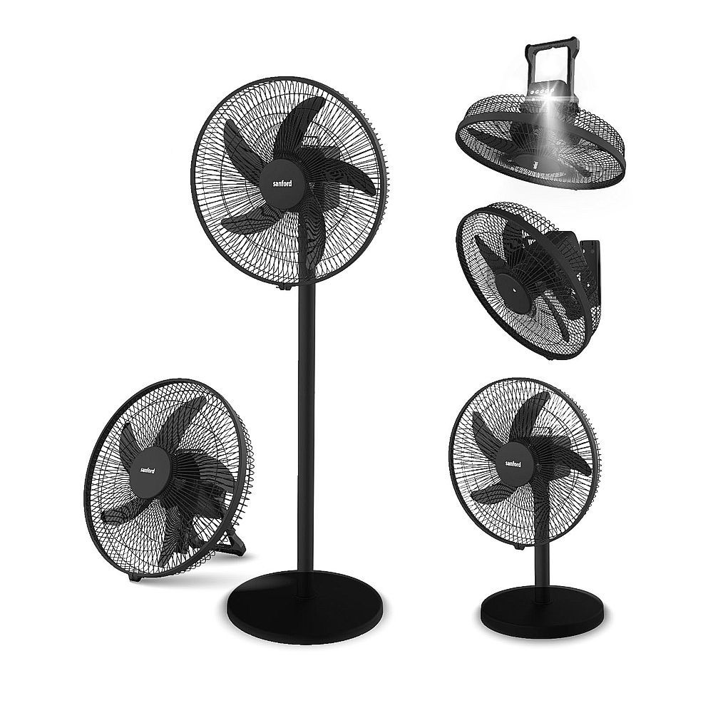 Sanford 5 In 1 Rechargeable Multi-Functional Stand Fan, SF965RTF - Main Image