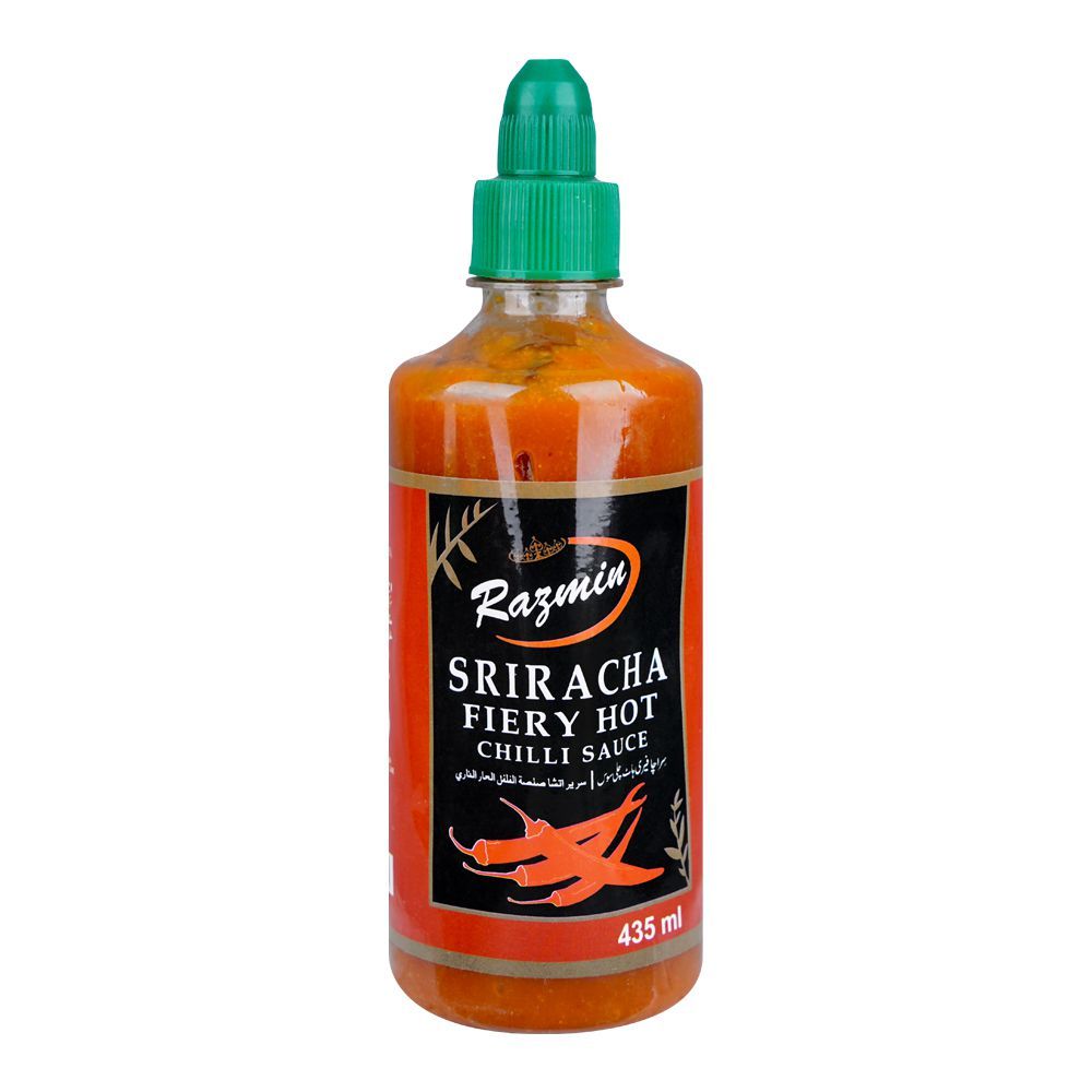 Razmin Sriracha Fiery Hot Chili Sauce, 435ml - Main Image