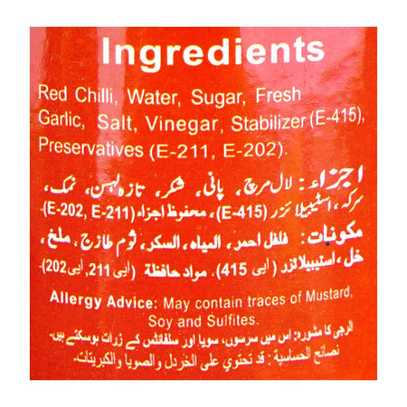 Razmin Sriracha Fiery Hot Chili Sauce, 435ml - Image 3
