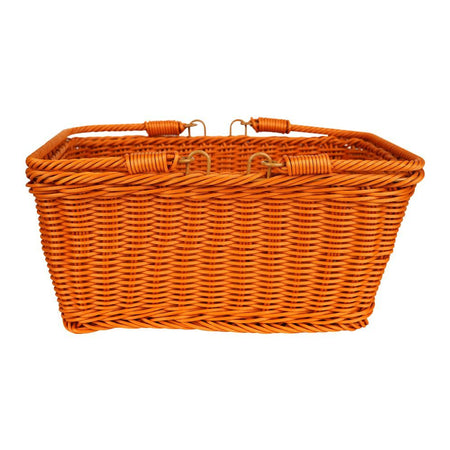 Inaaya Traders Rattan Picnic Basket With Double Handle - Image 4