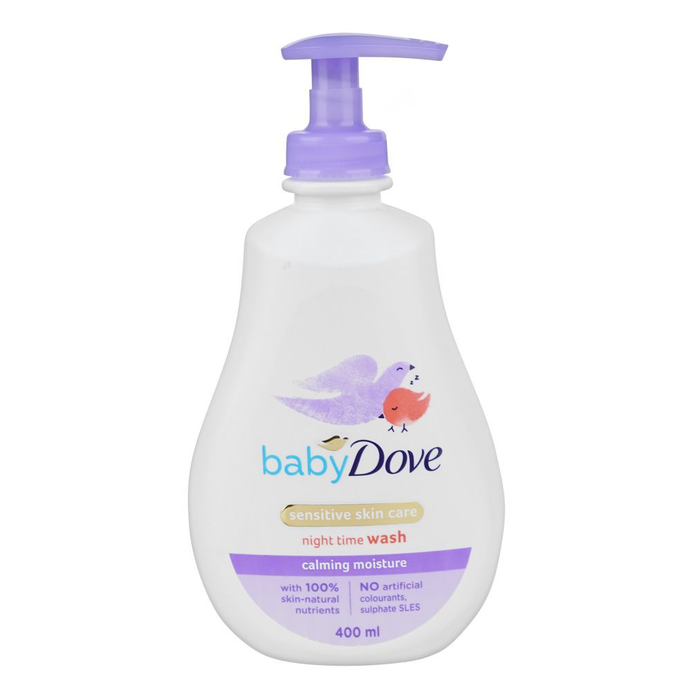 Dove Baby Sensitive Skin Calming Moisture Body Wash, Sulphate Free, 400ml - Main Image