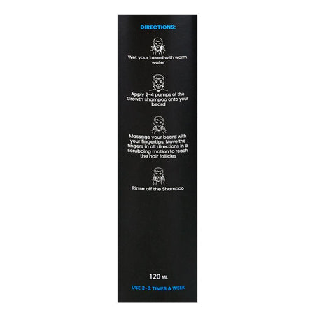Dari Mooch Beard Growth Caffeinated Shampoo, 120ml - Image 3