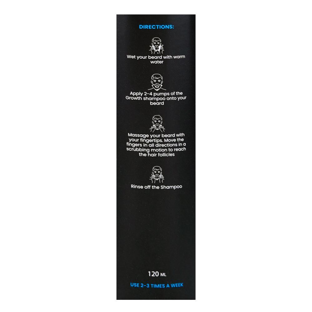 Dari Mooch Beard Growth Caffeinated Shampoo, 120ml - Image 3