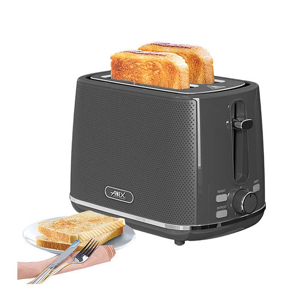 Anex Deluxe 2 Slice Toaster, 780-930W, AG-3004 - Main Image