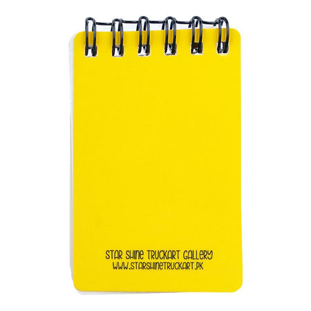 Star Shine Truck Art (Pappu Yaar Tang N Kar - Rickshaw) Pocket Size Notepad - Image 3