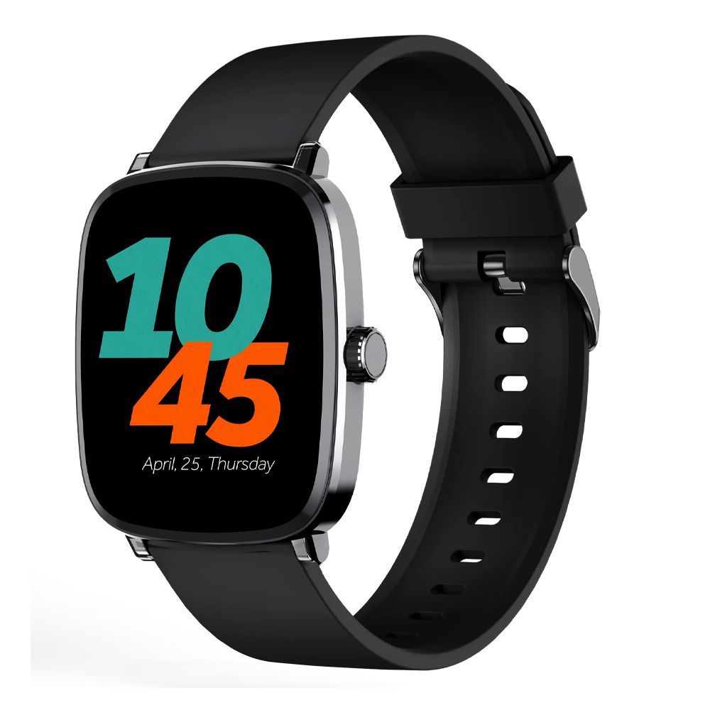 Faster 2.01" Amoled Display Nerv 2 Pro Smart Watch, AI Enabled, Black - Main Image
