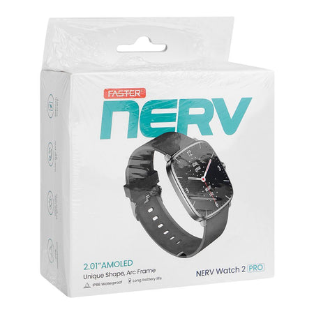 Faster 2.01" Amoled Display Nerv 2 Pro Smart Watch, AI Enabled, Silver - Image 2