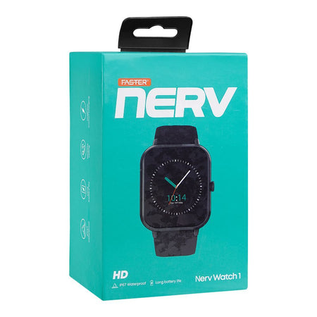 Faster 1.83" Full Hd Display Nerv 1 Smart Watch, Black - Image 2