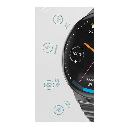 Faster 1.43" Amoled Display Nerv 4 Pro Smart Watch, 2 Straps + Neck Band, Grey - Image 4