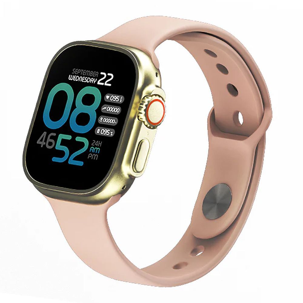 Faster 2.04" Amoled Display Nerv Ultra Smart Watch, 2 In 1 Straps, Light Champaign Gold - Main Image
