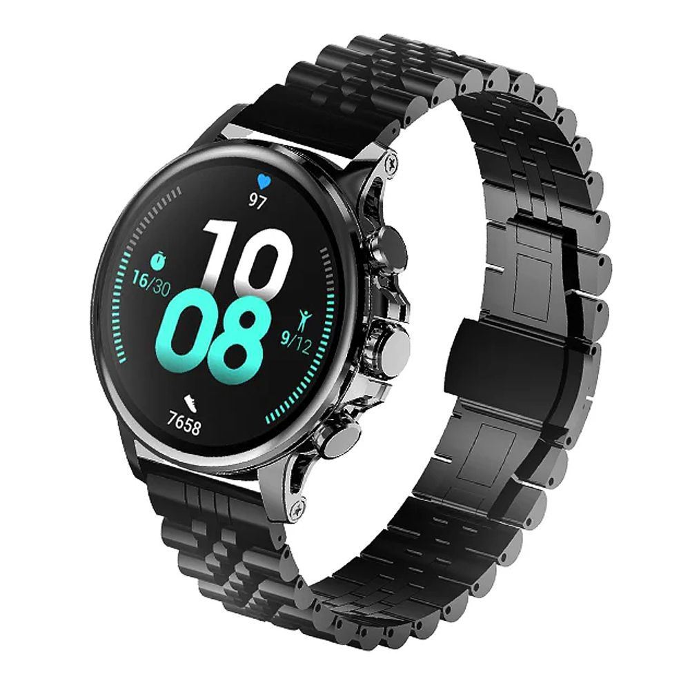 Faster 1.6" Amoled Display Nerv 3 Pro SE Smart Watch, 2 Straps, Black - Main Image