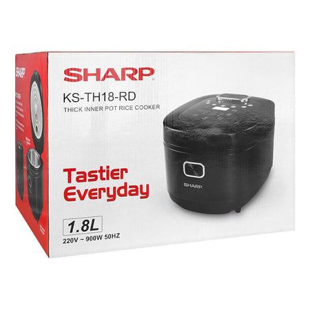 Sharp Thick Inner Pot Rice Cooker, 1800ml Capacity, KS-TH18-RD - Main Image