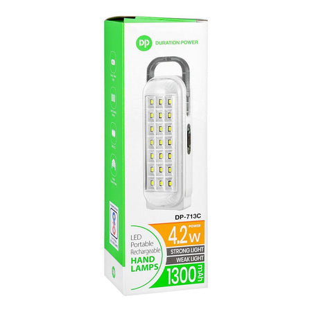 DP LED Portable Rechargeable LED Hand Lamp, 1300mAh, 4.2W, DP-713C - Image 2