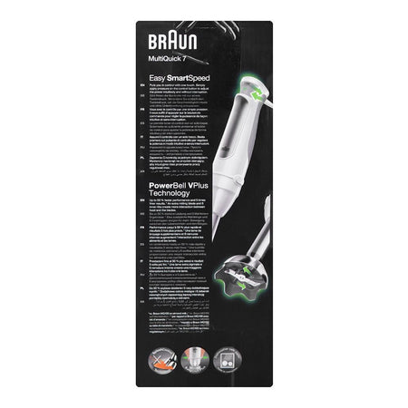 Braun Multiquick-7 Hand Blender, 600ml Plastic Beaker, 1000W, MQ-7005B - Image 6