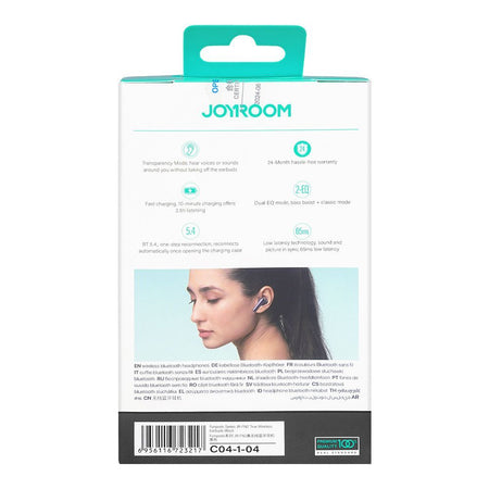 Joyroom Funpods Series True Wireless Earbuds, Black, JR-FN2 - Image 3