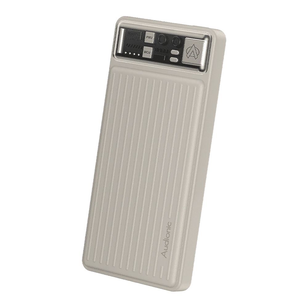Audionic Spark Pro Power Bank, 22.5W, 10000mAh, Bone Grey, S-100 - Main Image