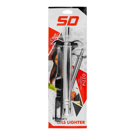 LIT SD Sparkle Stainless Steel Gas Lighter With Knife - Image 2