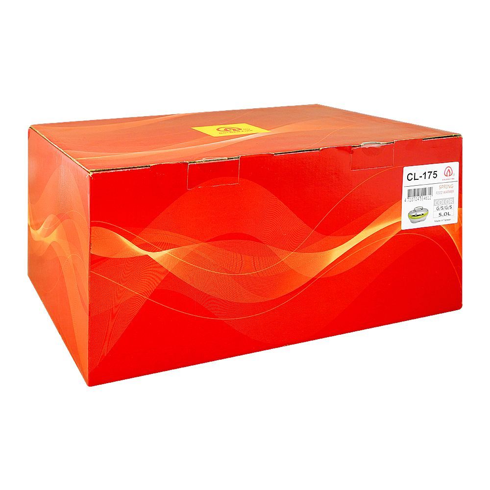Golden Fire Hot Pot, Food Warmer, 5000ml, Golden & Silver 175G/S - Image 2
