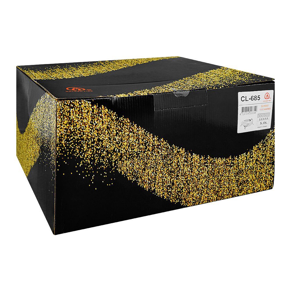 Golden Fire Hot Pot, Food Warmer, 5000ml, Silver, 685S/S - Image 2